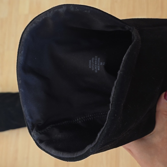 Kendall & Kylie Zanna Black Suede Sexy Over The Knee High Heels Boots Size 9M - Picture 13 of 16